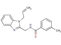 N-[(1-allyl-1H-benzimidazol-2-yl)methyl]-3-methylbenzamide