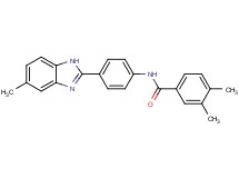 3,4-dimethyl-N-[4-(5-methyl-1H-benzimidazol-2-yl)phenyl]benzamide
