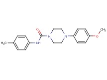4-(4-methoxyphenyl)-N-(4-methylphenyl)-1-piperazinecarboxamide