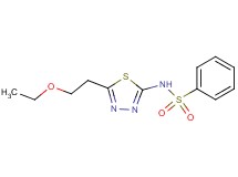 N-[5-(2-ethoxyethyl)-1,3,4-thiadiazol-2-yl]benzenesulfonamide