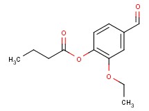 2-ethoxy-4-formylphenyl butyrate