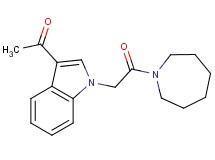 1-{1-[2-(1-azepanyl)-2-oxoethyl]-1H-indol-3-yl}ethanone