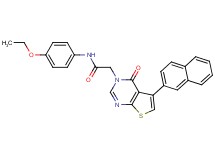 N-(4-ethoxyphenyl)-2-[5-(2-naphthyl)-4-oxothieno[2,3-d]pyrimidin-3(4H)-yl]acetamide