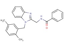 N-{[1-(2,5-dimethylbenzyl)-1H-benzimidazol-2-yl]methyl}benzamide
