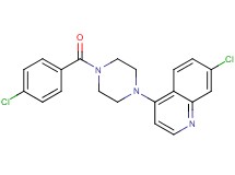 7-chloro-4-[4-(4-chlorobenzoyl)-1-piperazinyl]quinoline