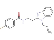 N-[2-(1-allyl-1H-benzimidazol-2-yl)ethyl]-4-fluorobenzamide