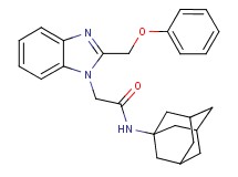N-1-adamantyl-2-[2-(phenoxymethyl)-1H-benzimidazol-1-yl]acetamide