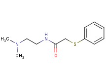N-[2-(dimethylamino)ethyl]-2-(phenylthio)acetamide