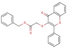 benzyl [(4-oxo-2-phenyl-4H-chromen-3-yl)oxy]acetate
