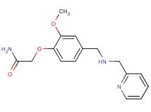 2-(2-methoxy-4-{[(2-pyridinylmethyl)amino]methyl}phenoxy)acetamide hydrochloride