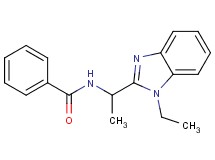 N-[1-(1-ethyl-1H-benzimidazol-2-yl)ethyl]benzamide