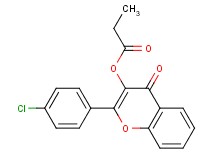 2-(4-chlorophenyl)-4-oxo-4H-chromen-3-yl propionate