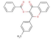 2-(4-methylphenyl)-4-oxo-4H-chromen-3-yl benzoate