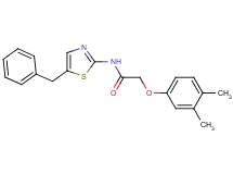 N-(5-benzyl-1,3-thiazol-2-yl)-2-(3,4-dimethylphenoxy)acetamide