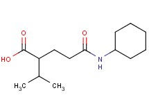 5-(cyclohexylamino)-2-isopropyl-5-oxopentanoic acid