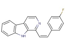 1-[2-(4-fluorophenyl)vinyl]-9H-beta-carboline