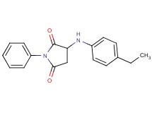 3-[(4-ethylphenyl)amino]-1-phenyl-2,5-pyrrolidinedione