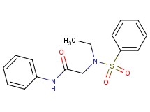 N~2~-ethyl-N~1~-phenyl-N~2~-(phenylsulfonyl)glycinamide