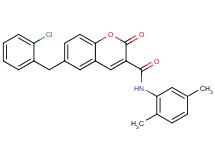 6-(2-chlorobenzyl)-N-(2,5-dimethylphenyl)-2-oxo-2H-chromene-3-carboxamide