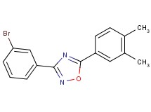 3-(3-bromophenyl)-5-(3,4-dimethylphenyl)-1,2,4-oxadiazole