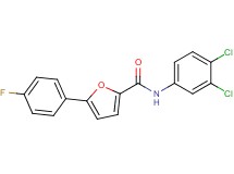 N-(3,4-dichlorophenyl)-5-(4-fluorophenyl)-2-furamide