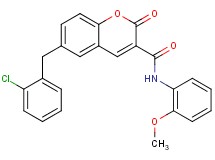 6-(2-chlorobenzyl)-N-(2-methoxyphenyl)-2-oxo-2H-chromene-3-carboxamide