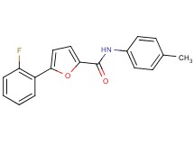 5-(2-fluorophenyl)-N-(4-methylphenyl)-2-furamide