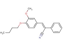 3-(4-butoxy-3-methoxyphenyl)-2-phenylacrylonitrile
