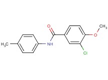 3-chloro-4-methoxy-N-(4-methylphenyl)benzamide