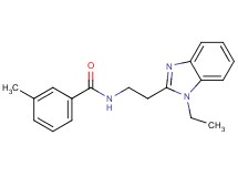 N-[2-(1-ethyl-1H-benzimidazol-2-yl)ethyl]-3-methylbenzamide