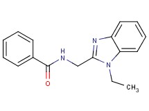 N-[(1-ethyl-1H-benzimidazol-2-yl)methyl]benzamide