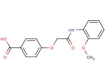 4-{2-[(2-methoxyphenyl)amino]-2-oxoethoxy}benzoic acid