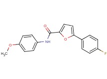 5-(4-fluorophenyl)-N-(4-methoxyphenyl)-2-furamide