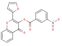 2-(2-furyl)-4-oxo-4H-chromen-3-yl 3-nitrobenzoate