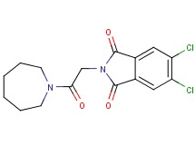 2-[2-(1-azepanyl)-2-oxoethyl]-5,6-dichloro-1H-isoindole-1,3(2H)-dione