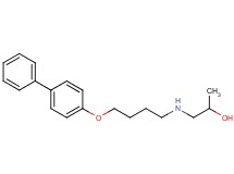 1-{[4-(4-biphenylyloxy)butyl]amino}-2-propanol