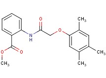methyl 2-{[(2,4,5-trimethylphenoxy)acetyl]amino}benzoate