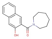 3-(1-azepanylcarbonyl)-2-naphthol