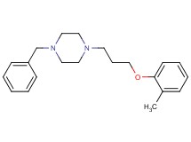 1-benzyl-4-[3-(2-methylphenoxy)propyl]piperazine oxalate