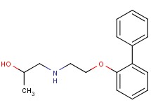 1-{[2-(2-biphenylyloxy)ethyl]amino}-2-propanol ethanedioate (salt)