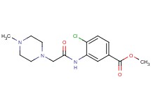 methyl 4-chloro-3-{[(4-methyl-1-piperazinyl)acetyl]amino}benzoate