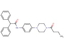 N-[4-(4-butyryl-1-piperazinyl)phenyl]-2,2-diphenylacetamide