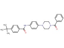 N-[4-(4-benzoyl-1-piperazinyl)phenyl]-4-tert-butylbenzamide