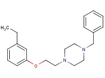 1-benzyl-4-[2-(3-ethylphenoxy)ethyl]piperazine oxalate