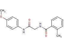 N-{2-[(4-methoxyphenyl)amino]-2-oxoethyl}-2-methylbenzamide