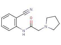 N-(2-cyanophenyl)-2-(1-pyrrolidinyl)acetamide