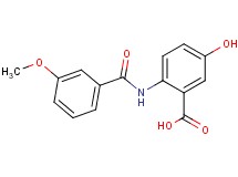 5-hydroxy-2-[(3-methoxybenzoyl)amino]benzoic acid