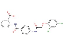 2-[(4-{[(2,4-dichlorophenoxy)acetyl]amino}benzoyl)amino]benzoic acid