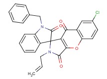 2-allyl-1'-benzyl-7-chloro-2H-spiro[chromeno[2,3-c]pyrrole-1,3'-indole]-2',3,9(1'H)-trione