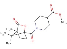 methyl 1-[(4,7,7-trimethyl-3-oxo-2-oxabicyclo[2.2.1]hept-1-yl)carbonyl]-4-piperidinecarboxylate